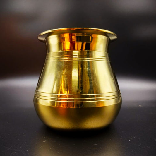Traditional Pure Brass Saturi Lota
