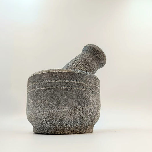 Hardstone (Handcrafted): Mortar & Pestle - Size: Small