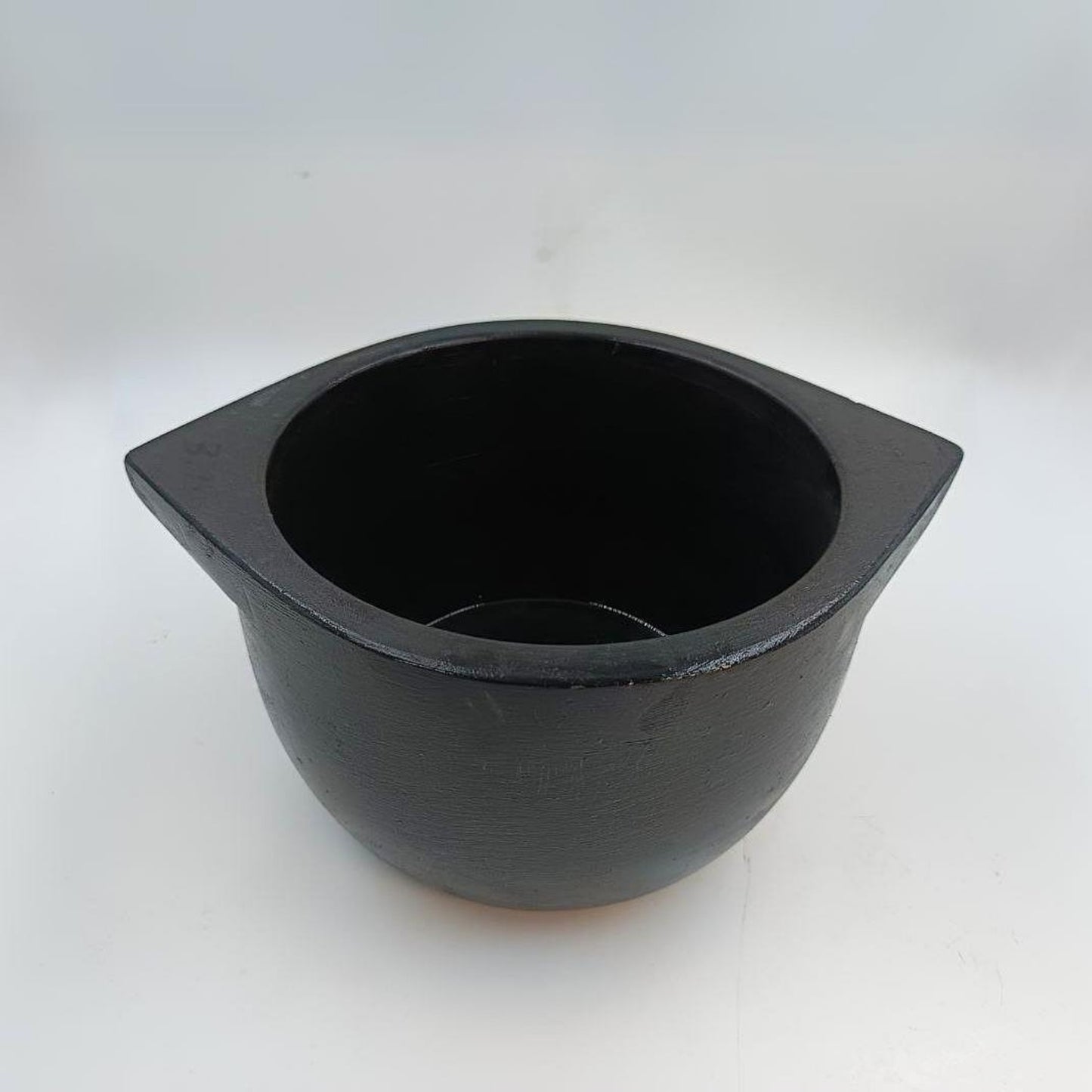 1.3 – 1.5 liter Handmade Natural Soapstone / Kalchatti | Deep Cooking Pot | Open Fire and Gas Stove Compatible | Pre-Seasoned