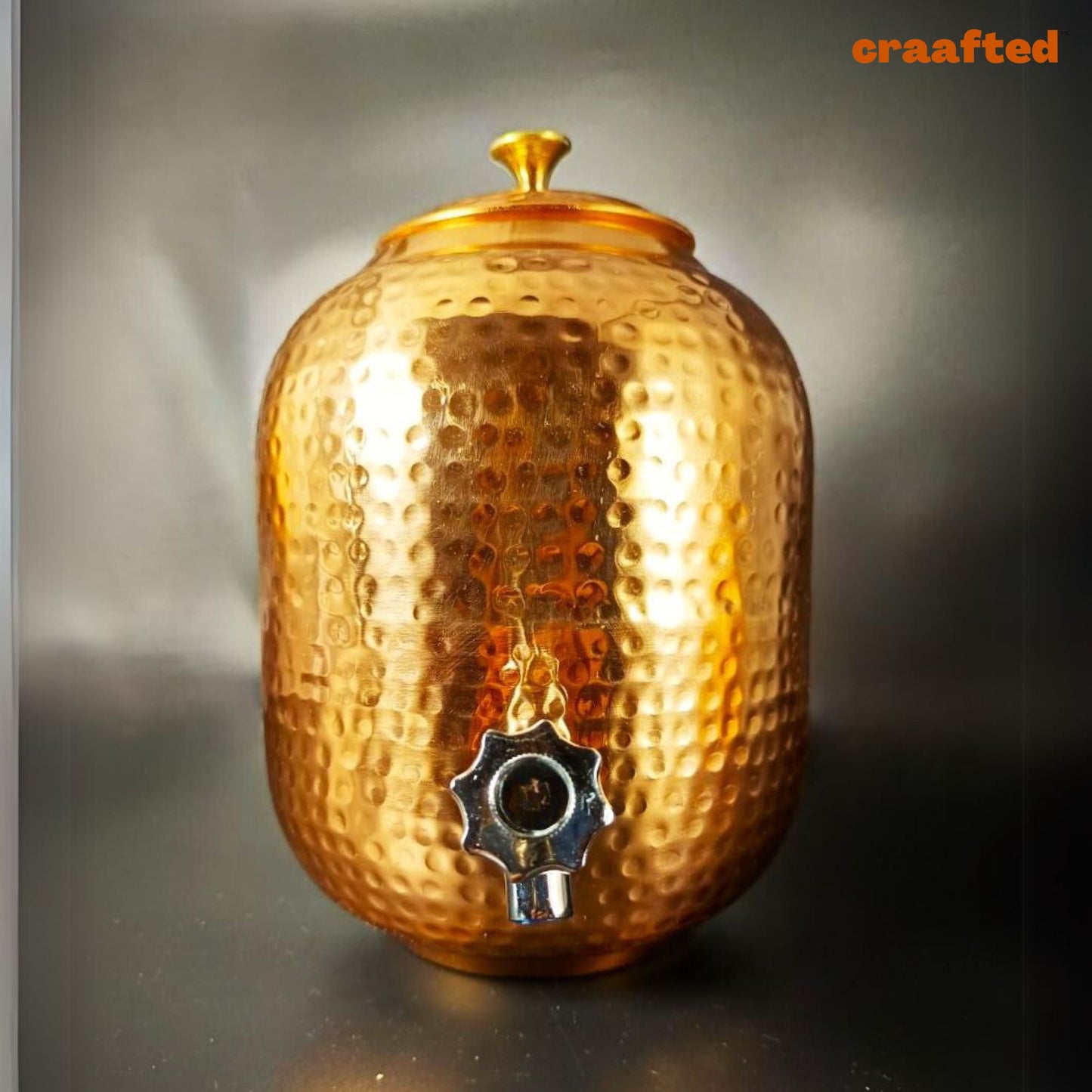 Pure Copper Water Dispenser (Matka/Pot) 4 Litres.