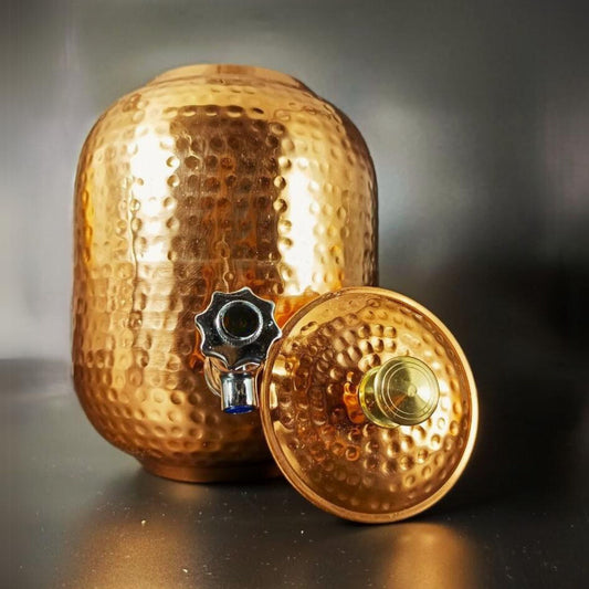 Pure Copper Water Dispenser (Matka/Pot) 4 Litres.