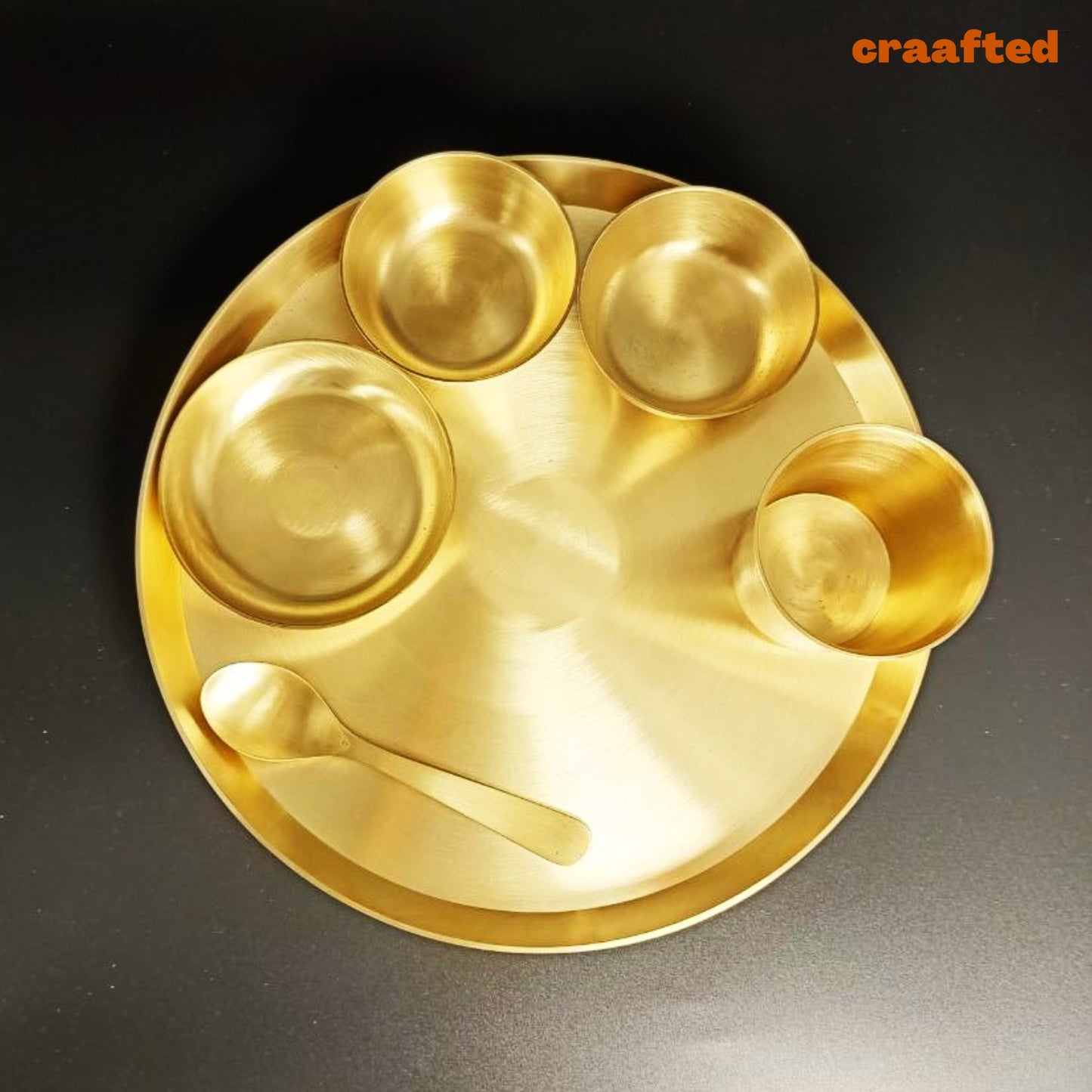 Kansa Thali Set - Matte finish