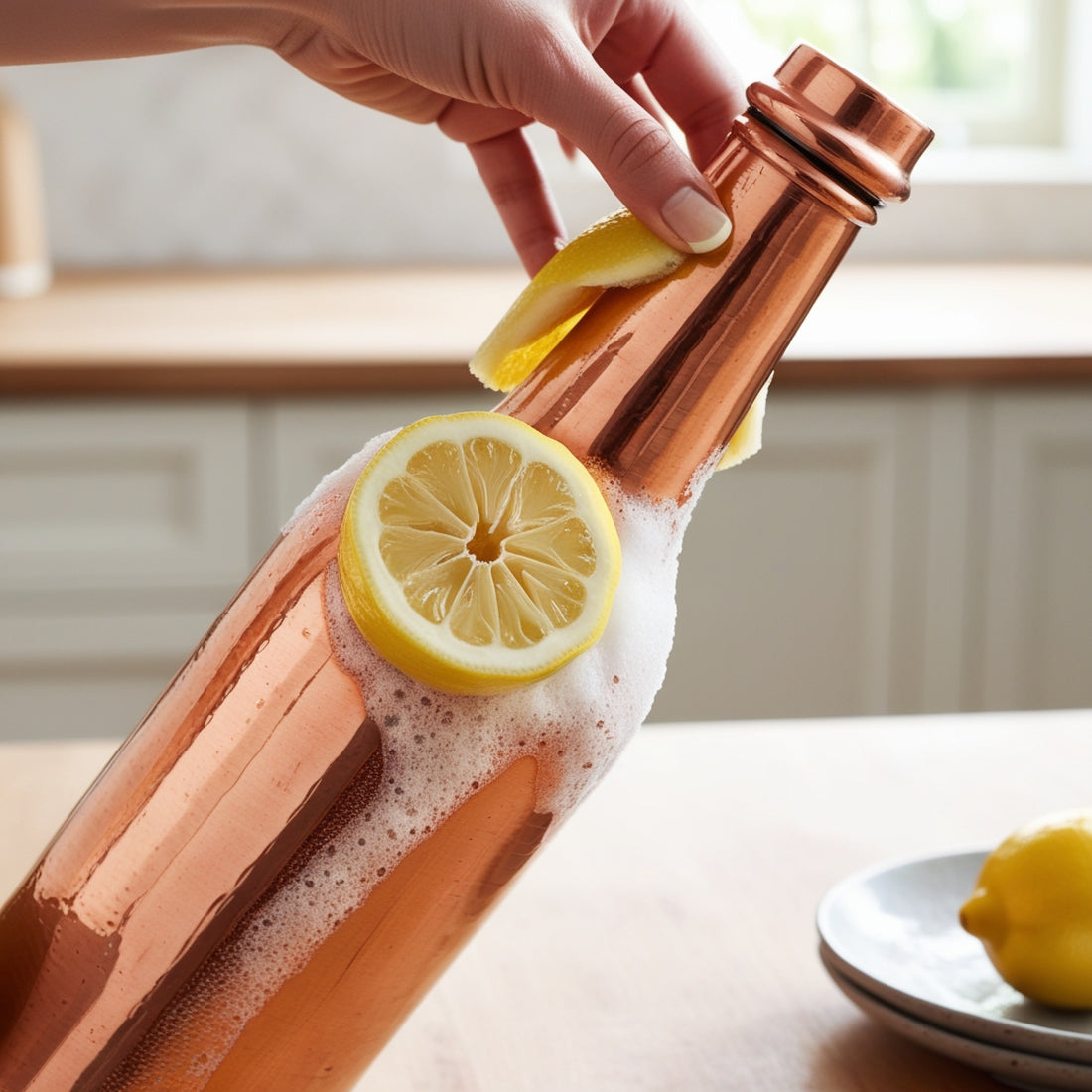 How to clean copper bottles